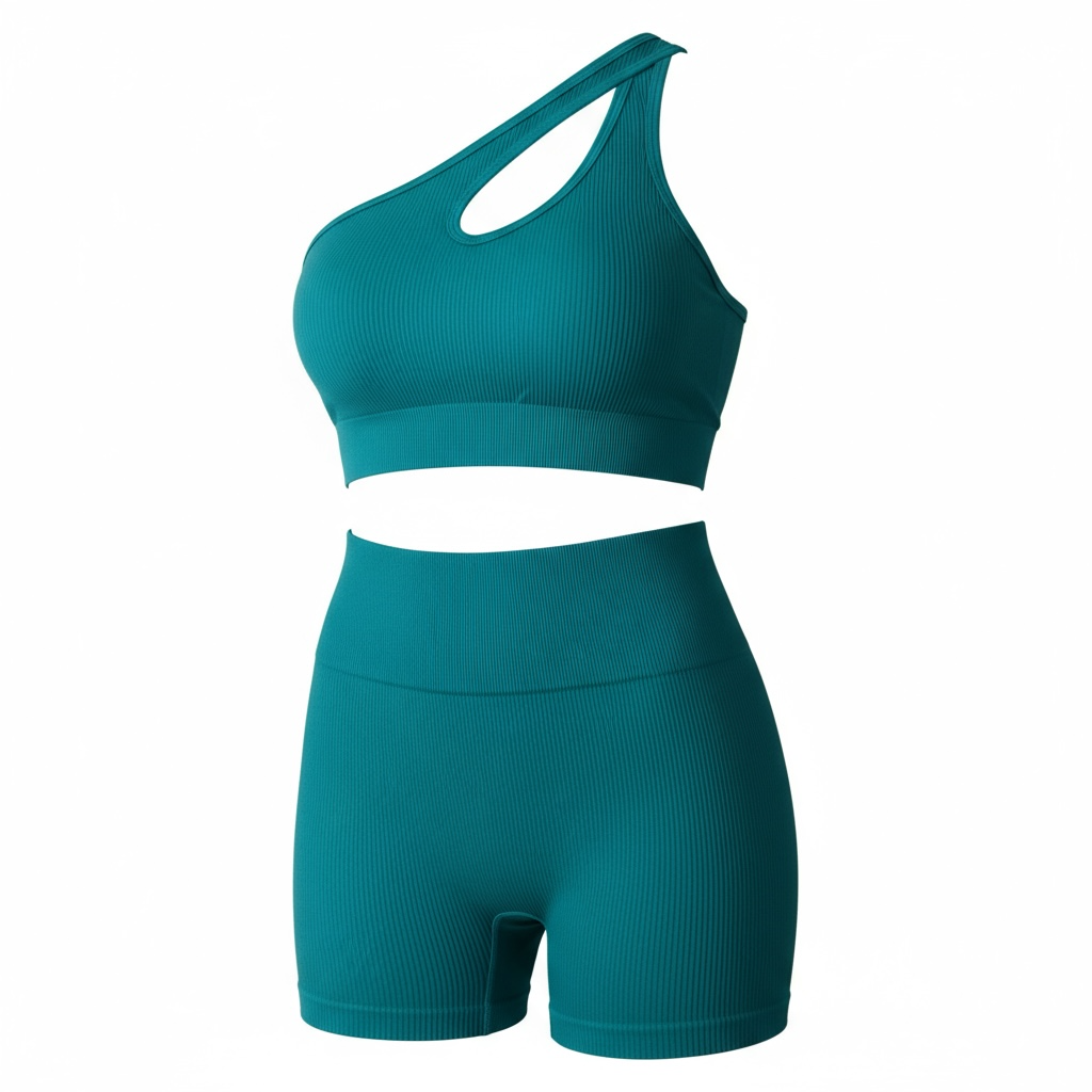 Conjunto Verde Água Canelado