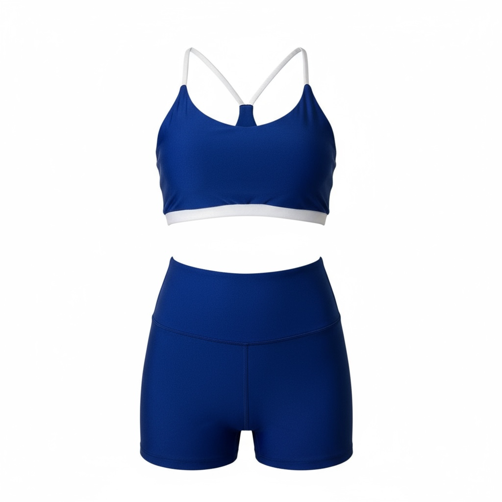 Conjunto Royal Azul e Branco