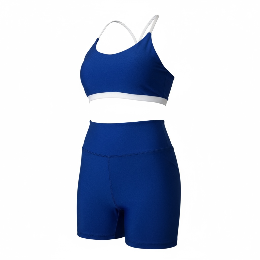 Conjunto Royal Azul e Branco