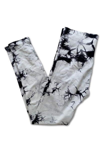 Legging canelado Branco