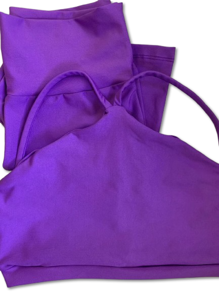 Conjunto com Shorts Roxo