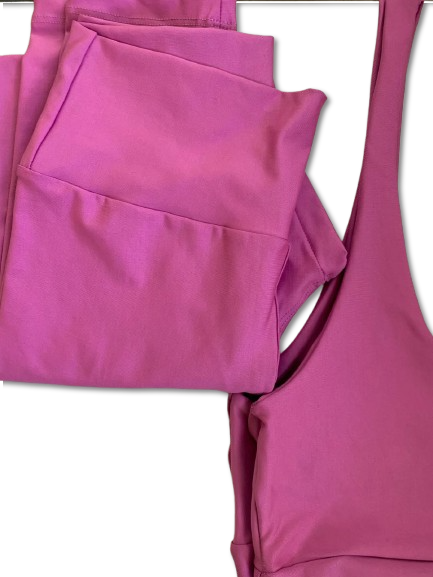 Conjunto Shorts Rosa