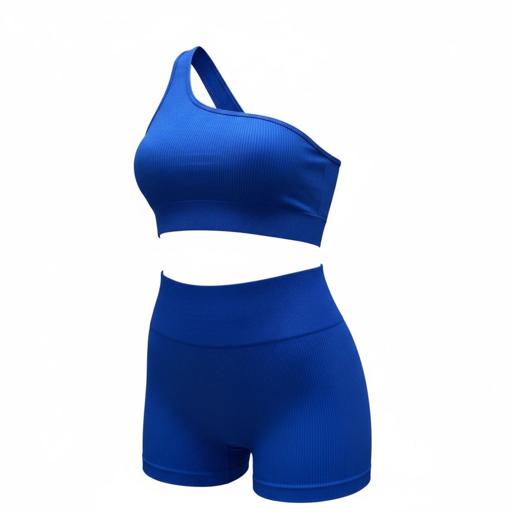 Conjunto Azul Ocean Canelado