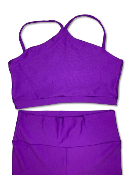 Conjunto com Legging Roxo