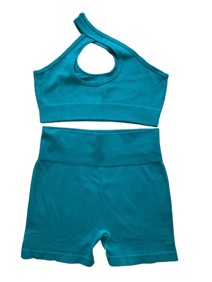 Conjunto Verde Água Canelado