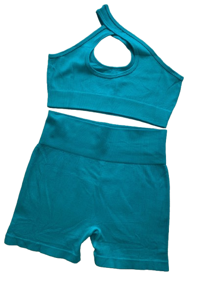 Conjunto Verde Água Canelado