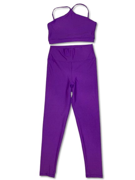 Conjunto com Legging Roxo