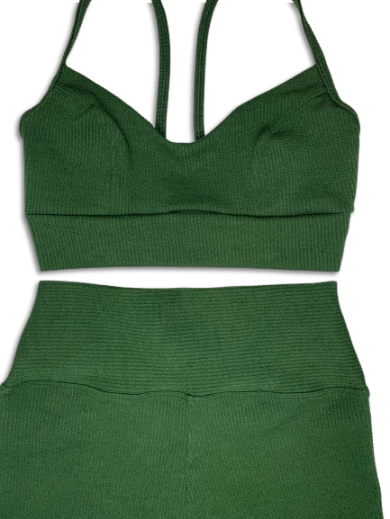 Conjunto Verde Militar Canelado