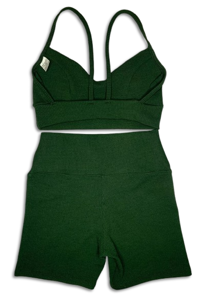 Conjunto Verde Militar Canelado