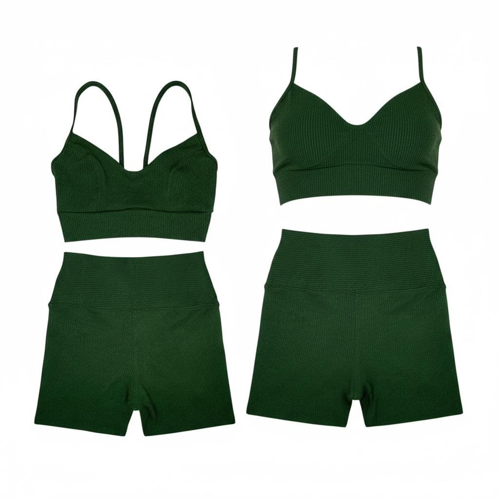 Conjunto Verde Militar Canelado