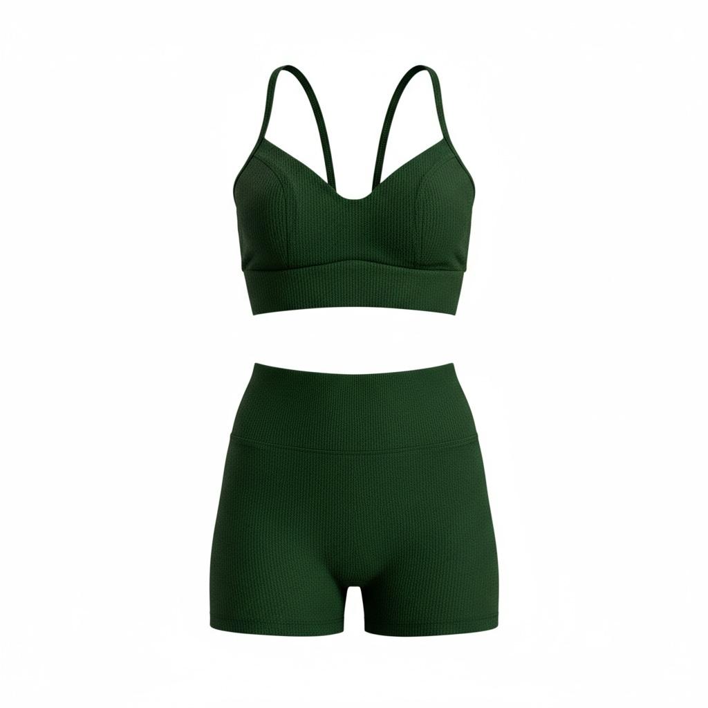 Conjunto Verde Militar Canelado
