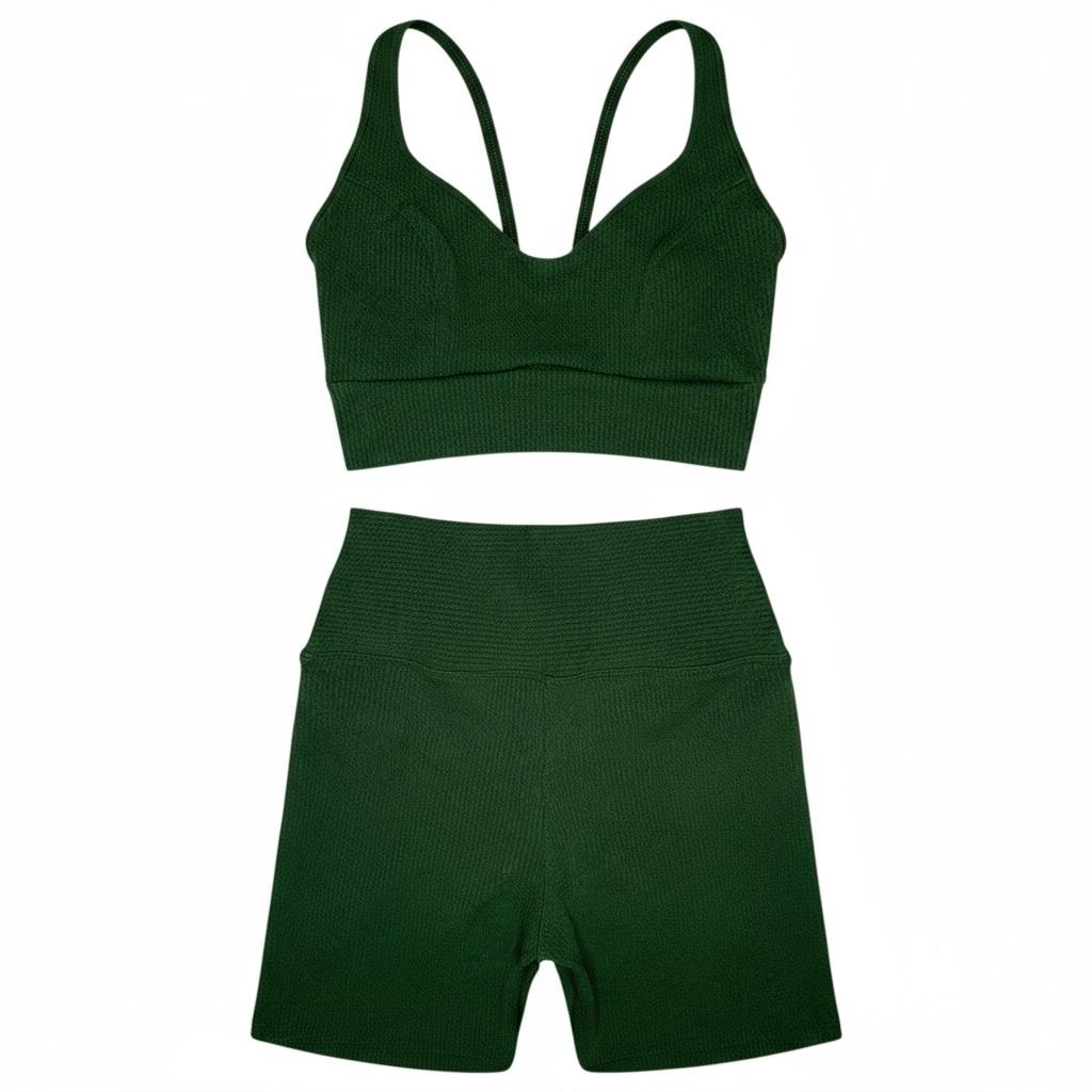 Conjunto Verde Militar Canelado