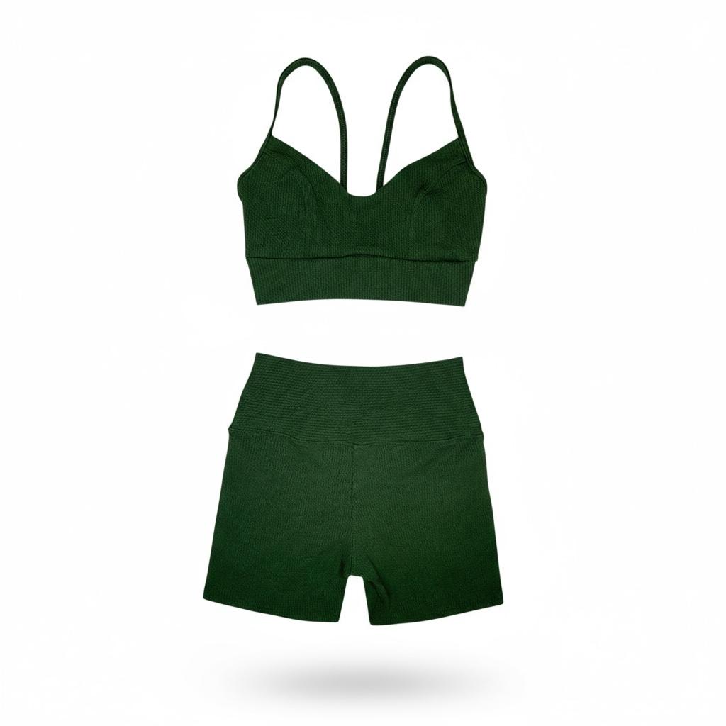Conjunto Verde Militar Canelado